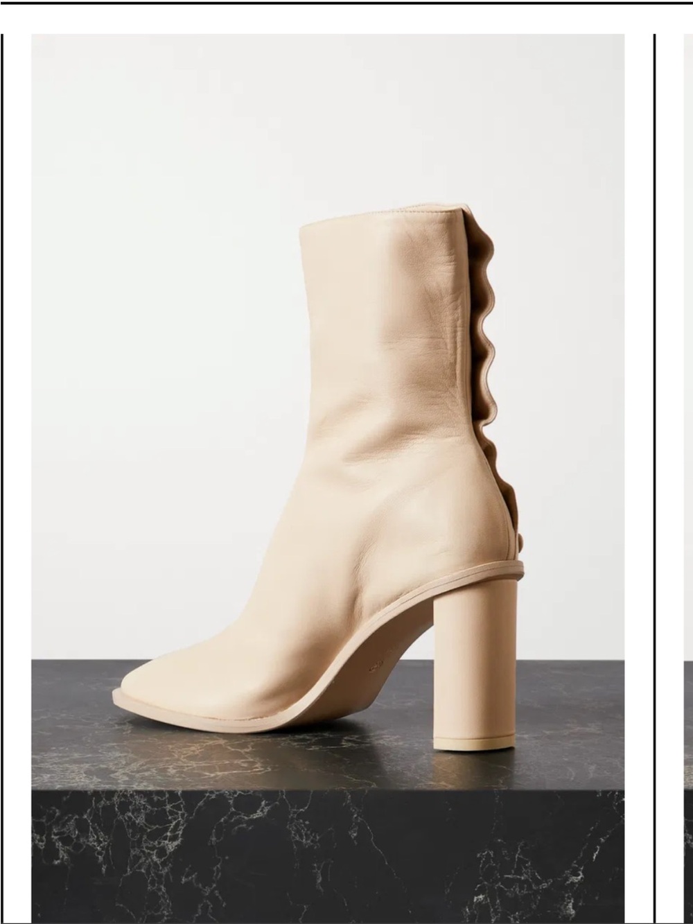 THE ROW teatime buttoned booties sz41 Women's Beige  Ankle Bootie - Picture 2 of 12